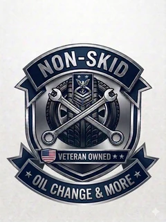Non-Skid Oil Change & More badge logo